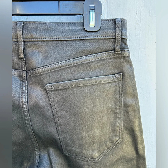 Banana  Republic High Rise Slim Coated Denim, BNWT, size 8T - Picture 7 of 13